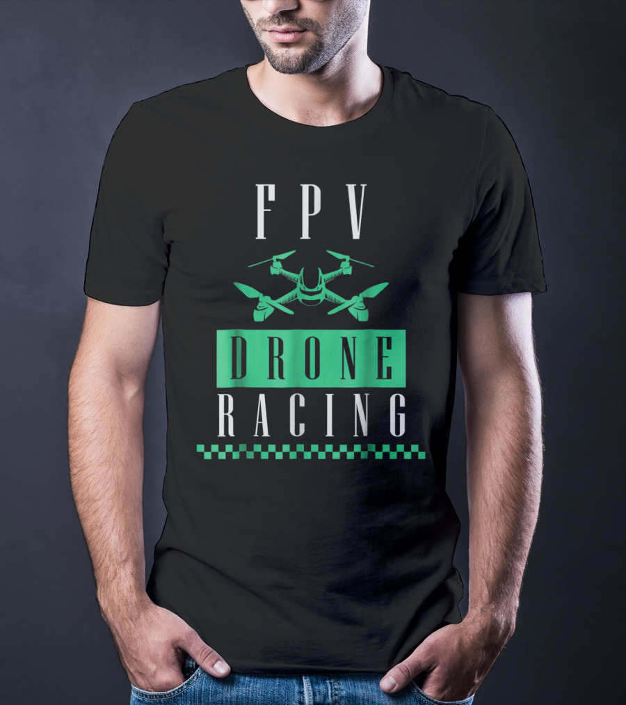 FPV Drone Racing Exotic Extreme Cool Sports Series T-Shirt