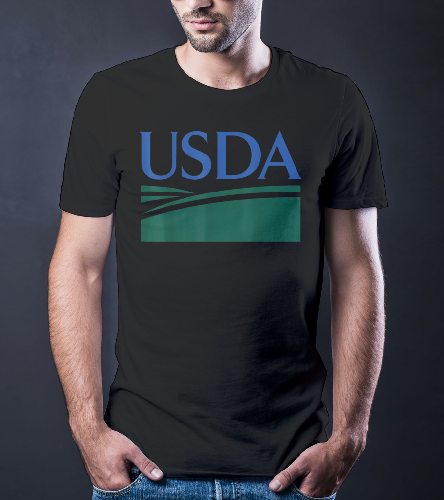USDA Department Of Agriculture Green Field T-Shirt