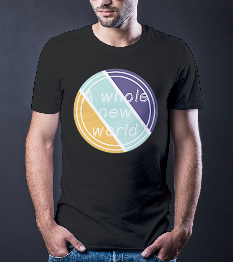 A Whole New World Circular Pastel T-Shirt