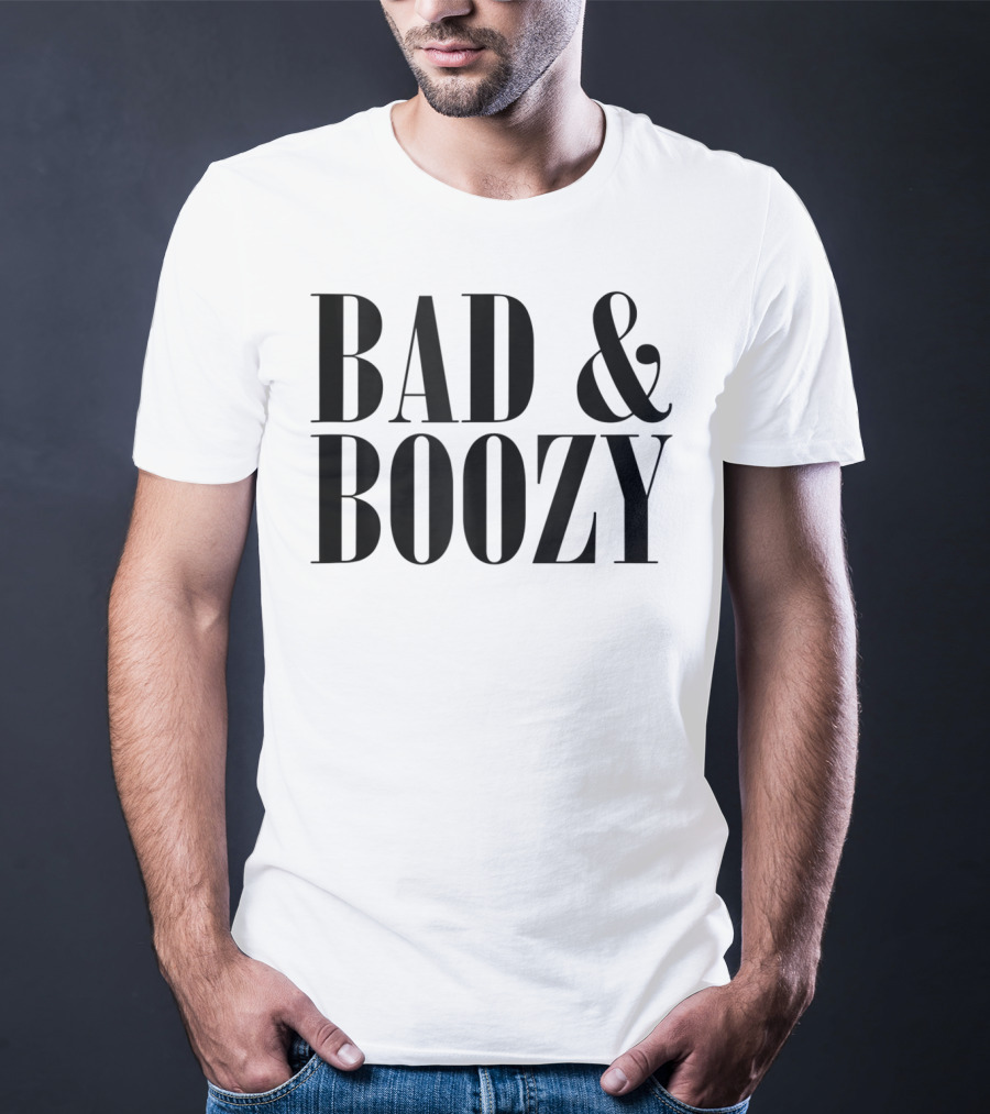 Bad Boozy Bachelorette Party Funny Summer Beer T-Shirt