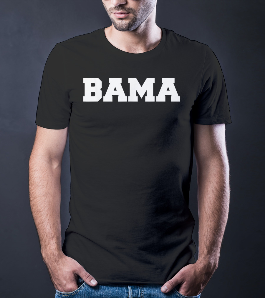 BAMA ALABAMA PRIDE College Sports BAMA Font T-Shirt