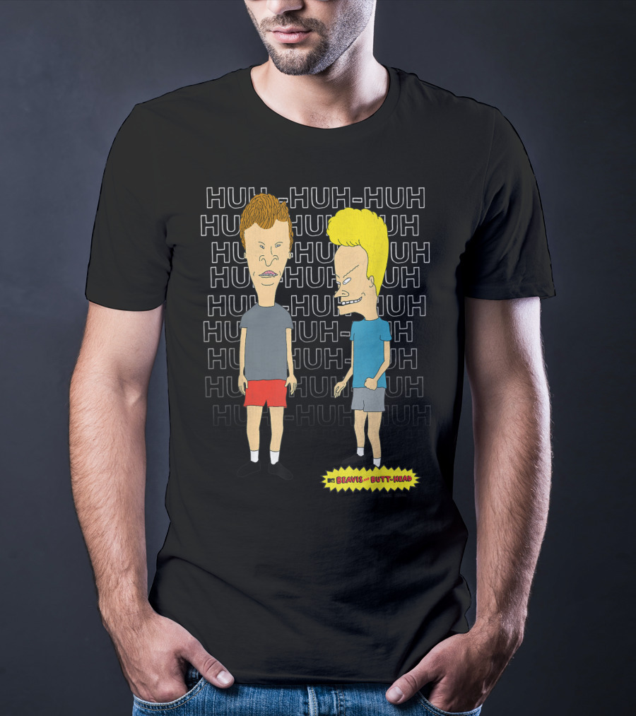 Beavis And Butt-Head Huh-Huh-Huh Laughing T-Shirt