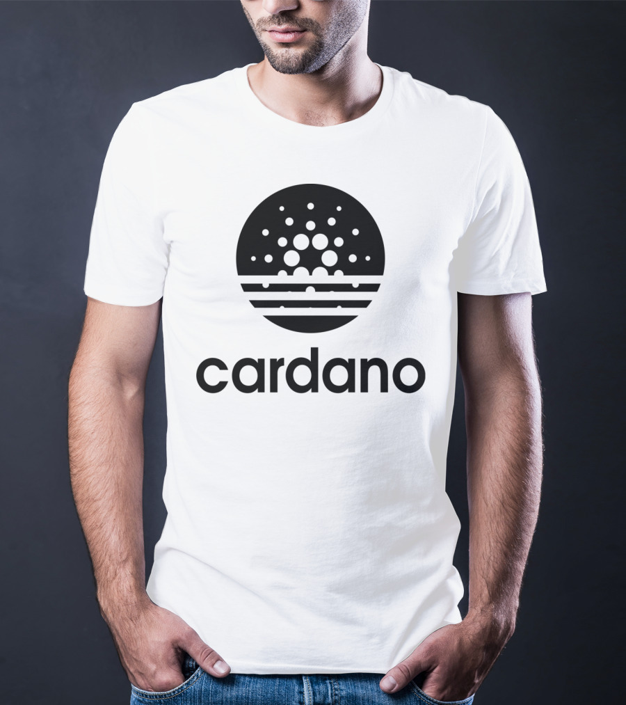 Cardano ADA Cryptocurrency Blockchain Symbol Black T-Shirt