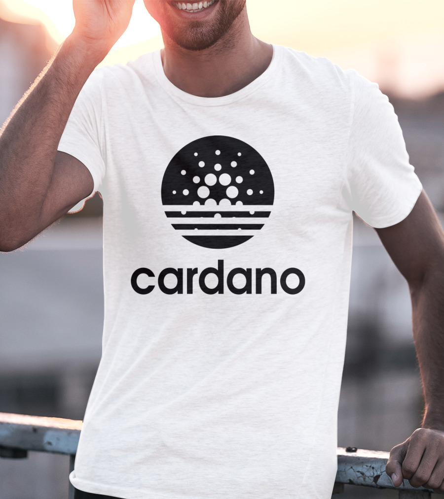 Cardano ADA Cryptocurrency Blockchain Symbol Black T-Shirt