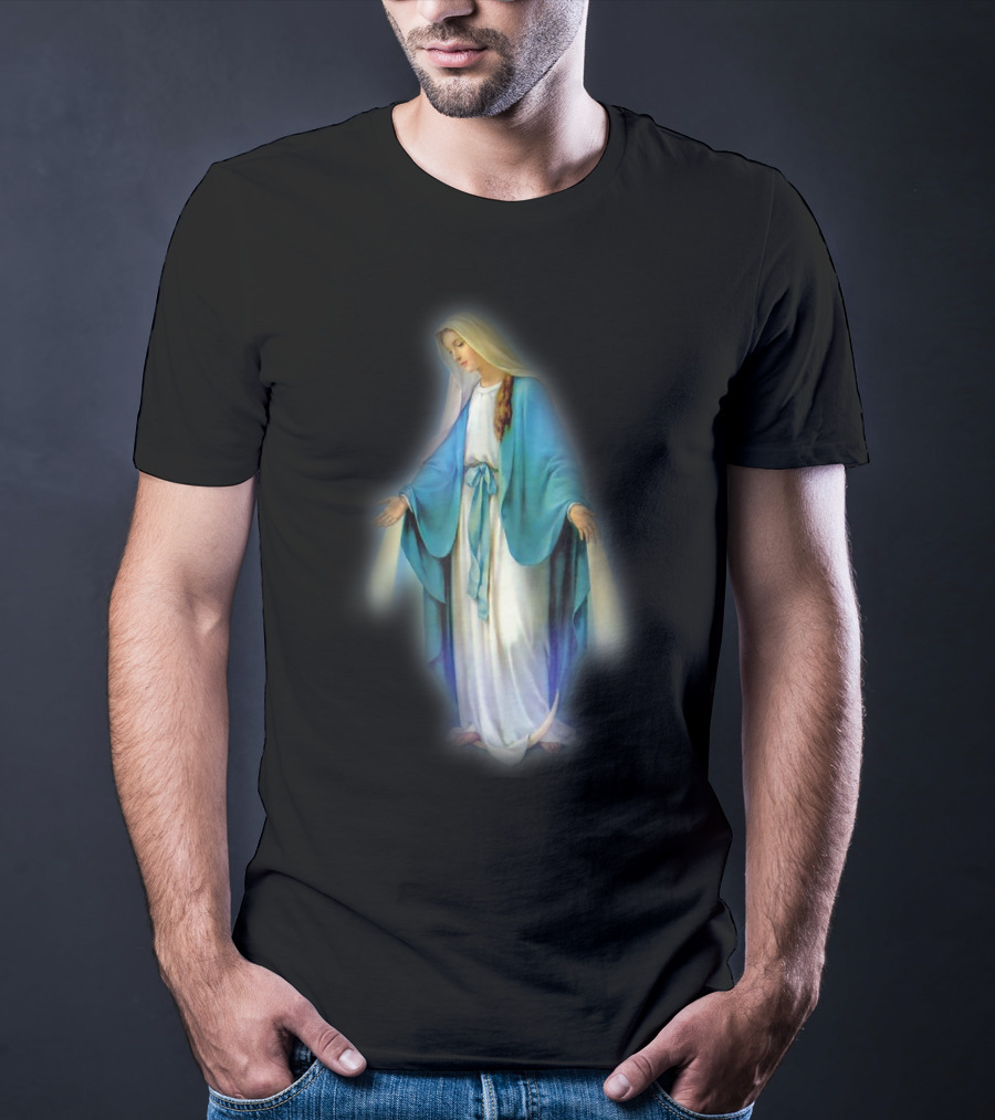 Catholic Blessed Mother Mary Iconic T-Shirt