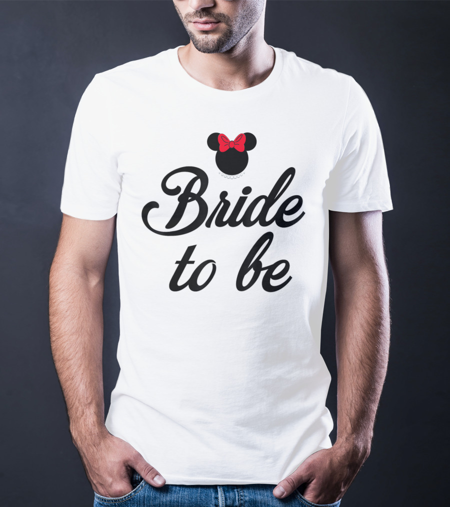 Disney Minnie Bride To Be Bridal T-Shirt