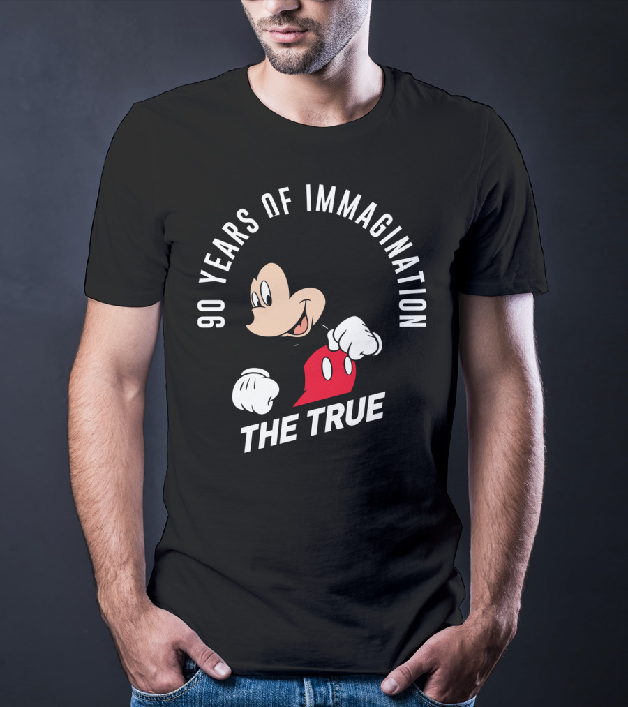90 Years Of Imagination Mickey Mouse The True Original T-Shirt