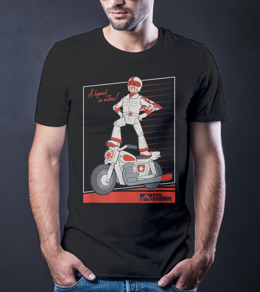 Disney Pixar Toy Story 4 Duke Caboom A Legend In Action T-Shirt