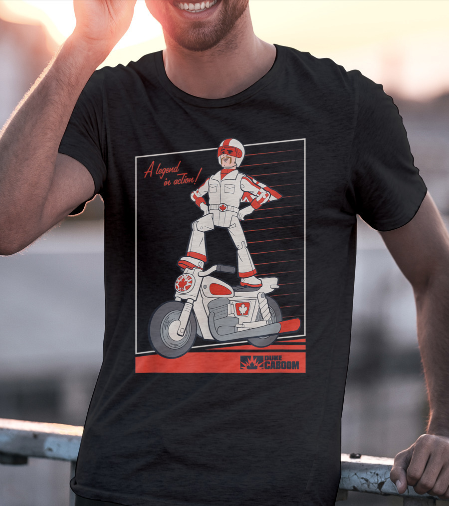 Disney Pixar Toy Story 4 Duke Caboom A Legend In Action T-Shirt