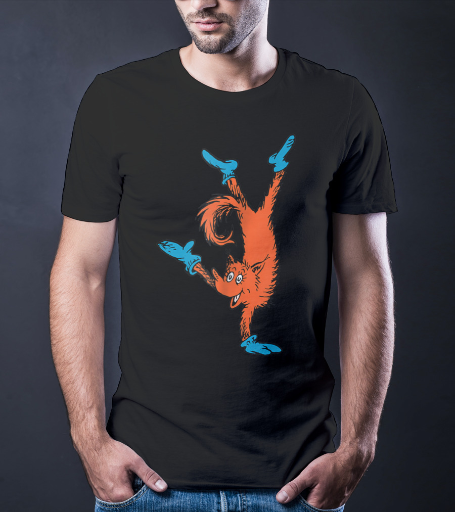 Dr Seuss Fox In Socks Performing Handstand T-Shirt