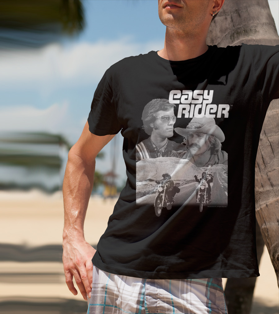Easy Rider Fonda Hopper Motorcycles Road Adventure T-Shirt