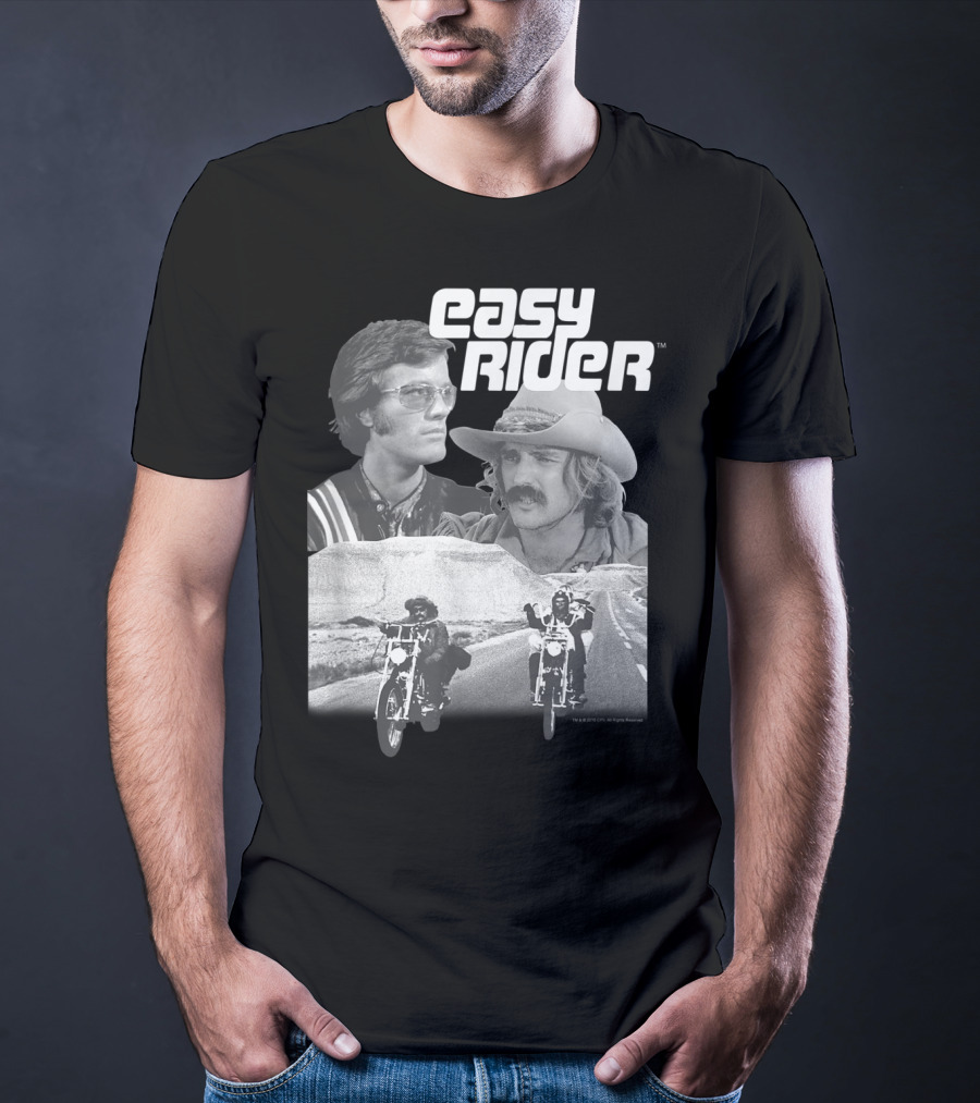 Easy Rider Fonda Hopper Motorcycles Road Adventure T-Shirt