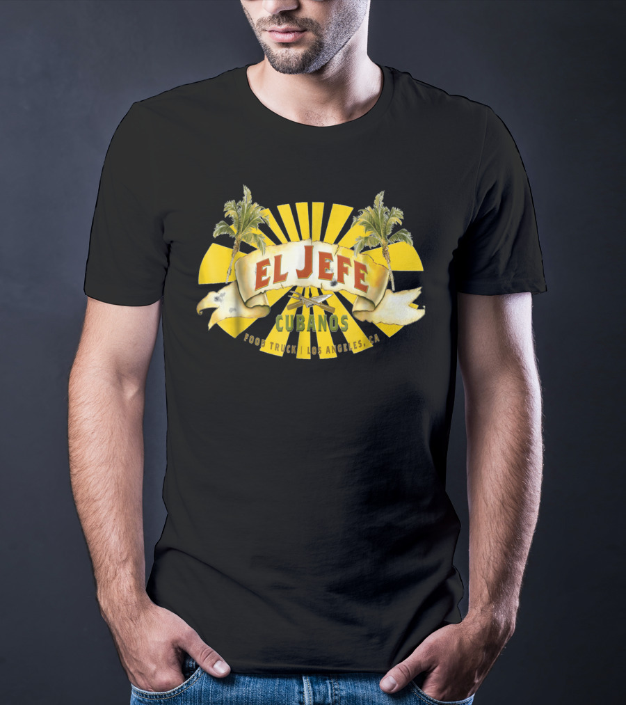 El Jefe Cubanos Food Truck Los Angeles CA T-Shirt