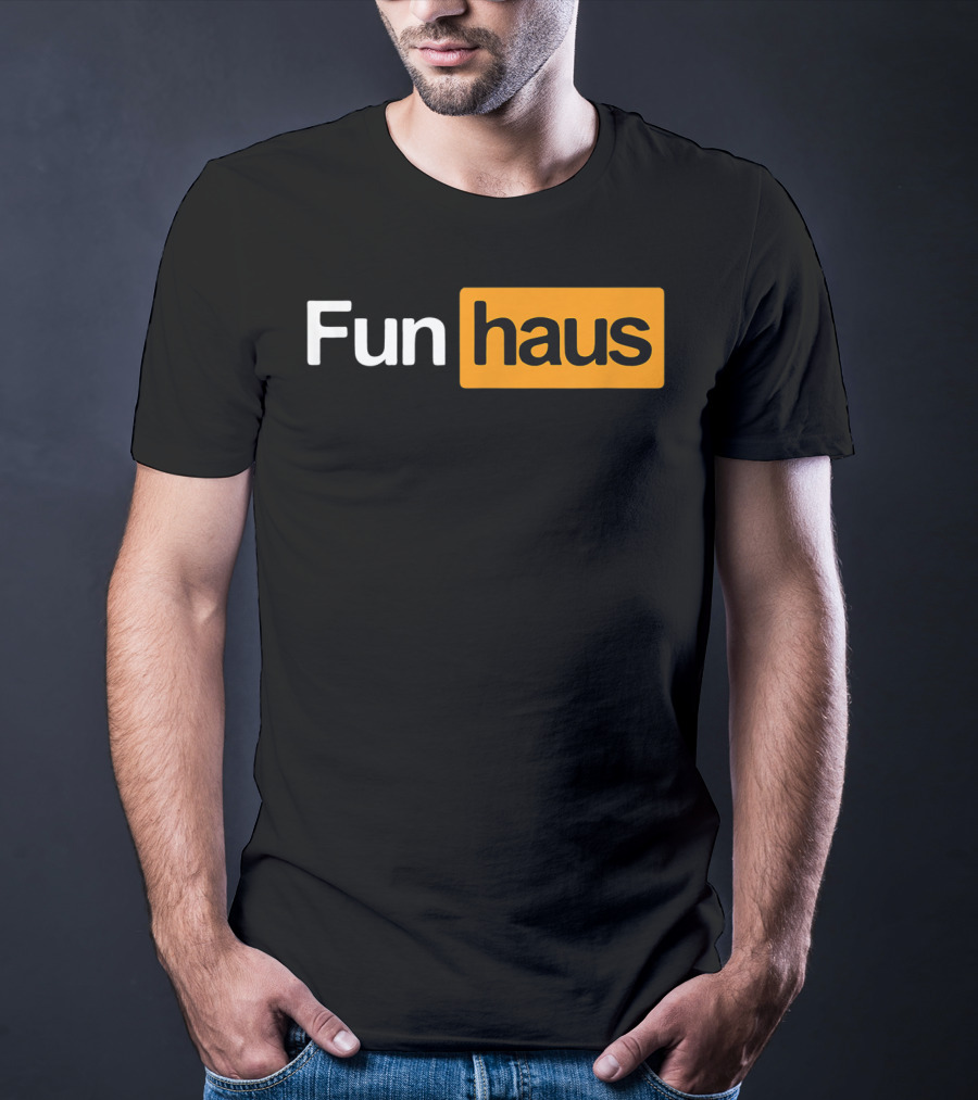 Funhaus Black And Orange T-Shirt