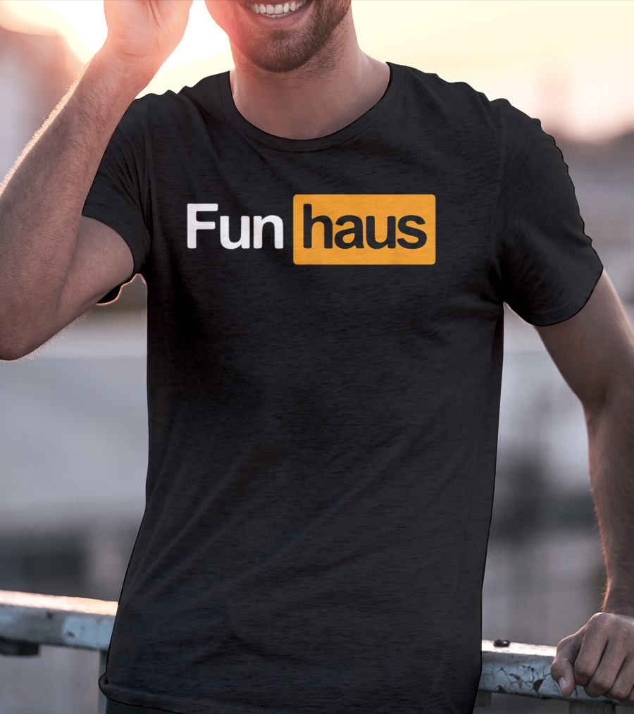 Funhaus Black And Orange T-Shirt