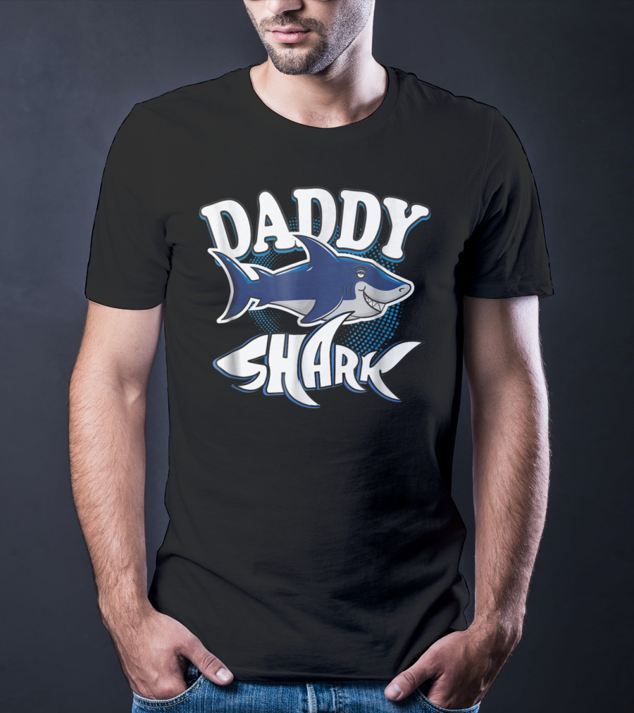 Daddy Shark Funny Daddy Shark T-Shirt