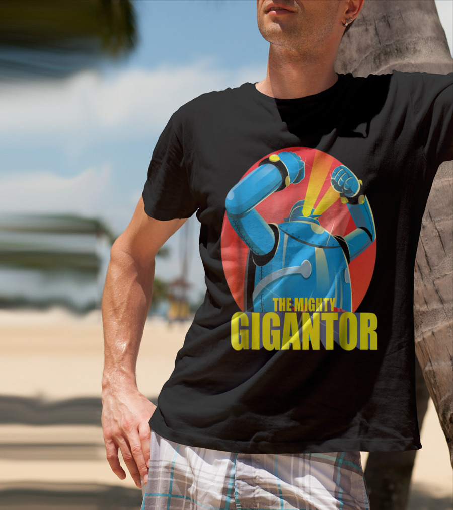 The Mighty Gigantor Robot Retro Sci-Fi Hero T-Shirt