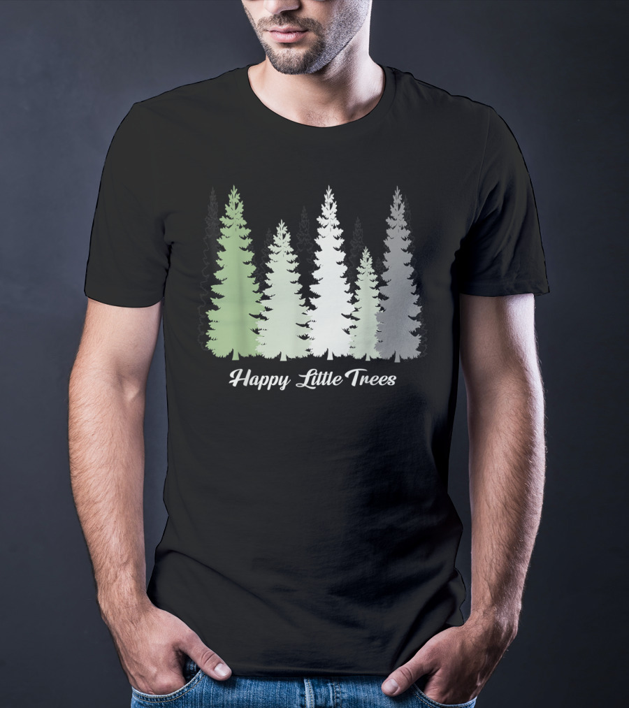 Happy Little Trees Bob Style Forest T-Shirt