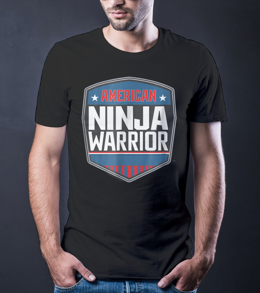 American Ninja Warrior Shield Icon T-Shirt