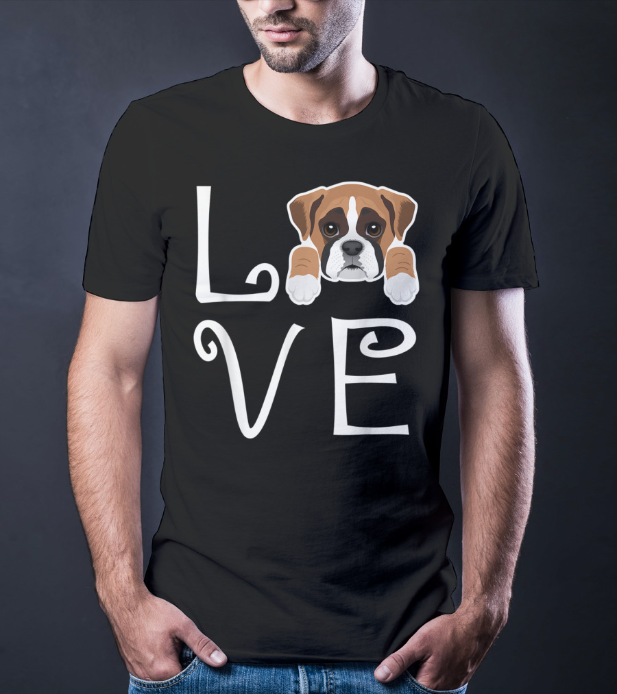 Boxer Love Dog Owner Puppy T-Shirt