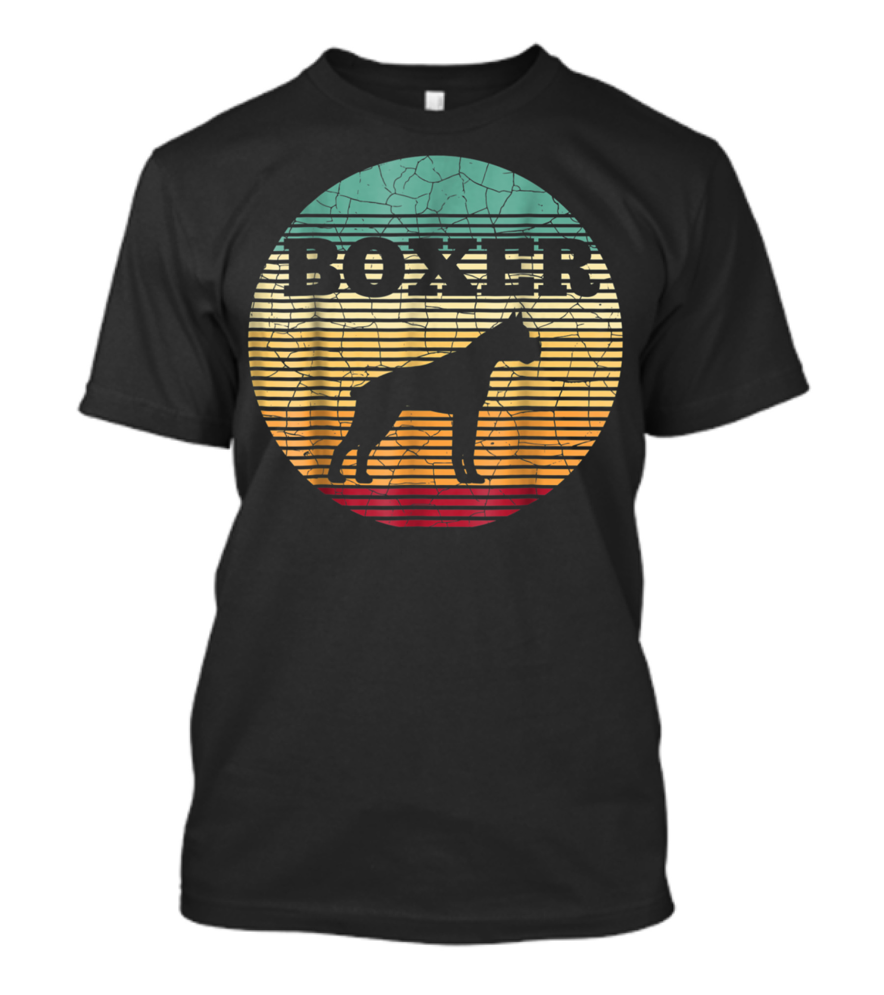 Boxer Dog Vintage Boxer Mom Boxer Dad T-Shirt