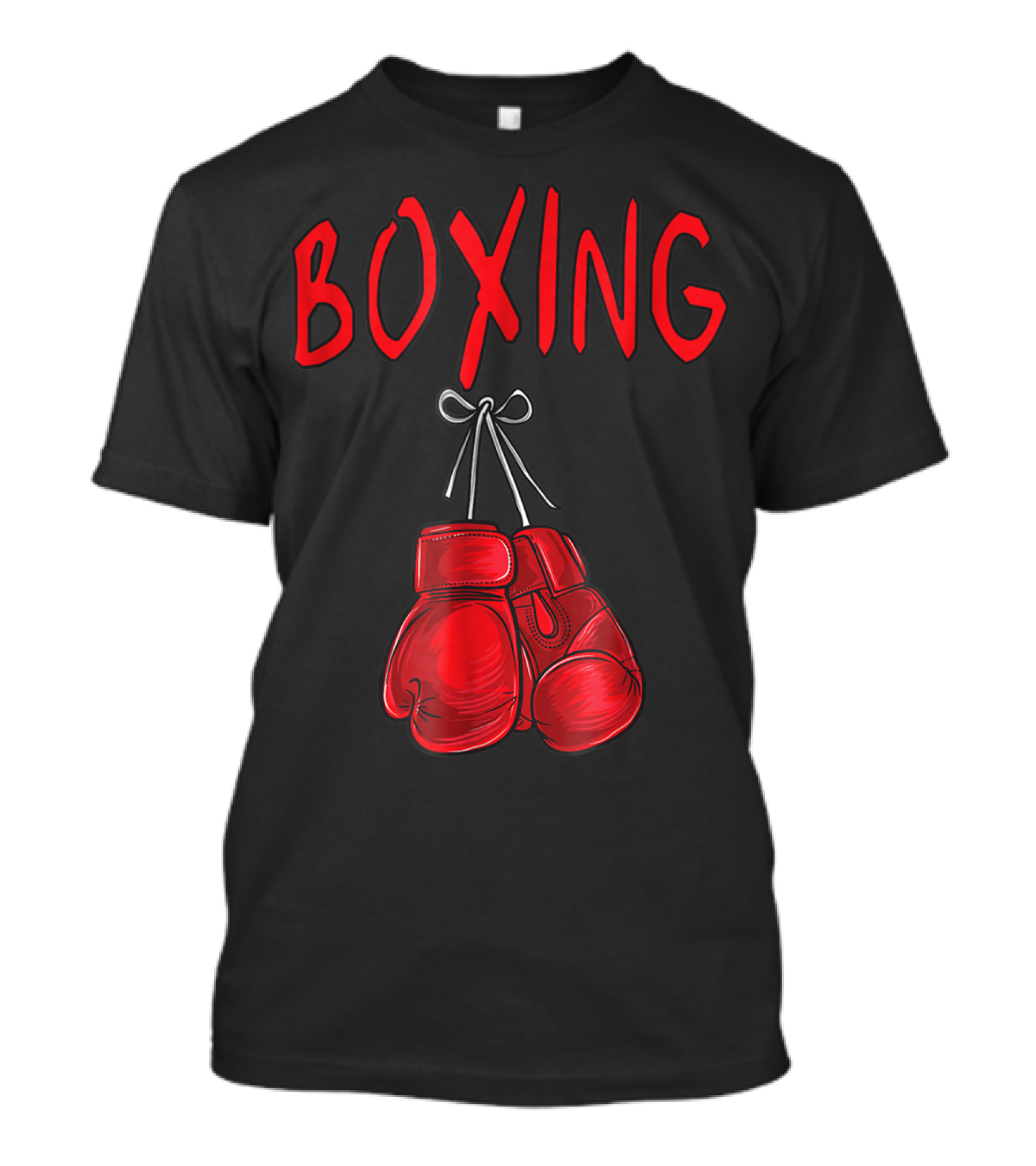 Boxing Red Gloves Training Gym Costume Boxer Iconic Red Gloves T-Shirt