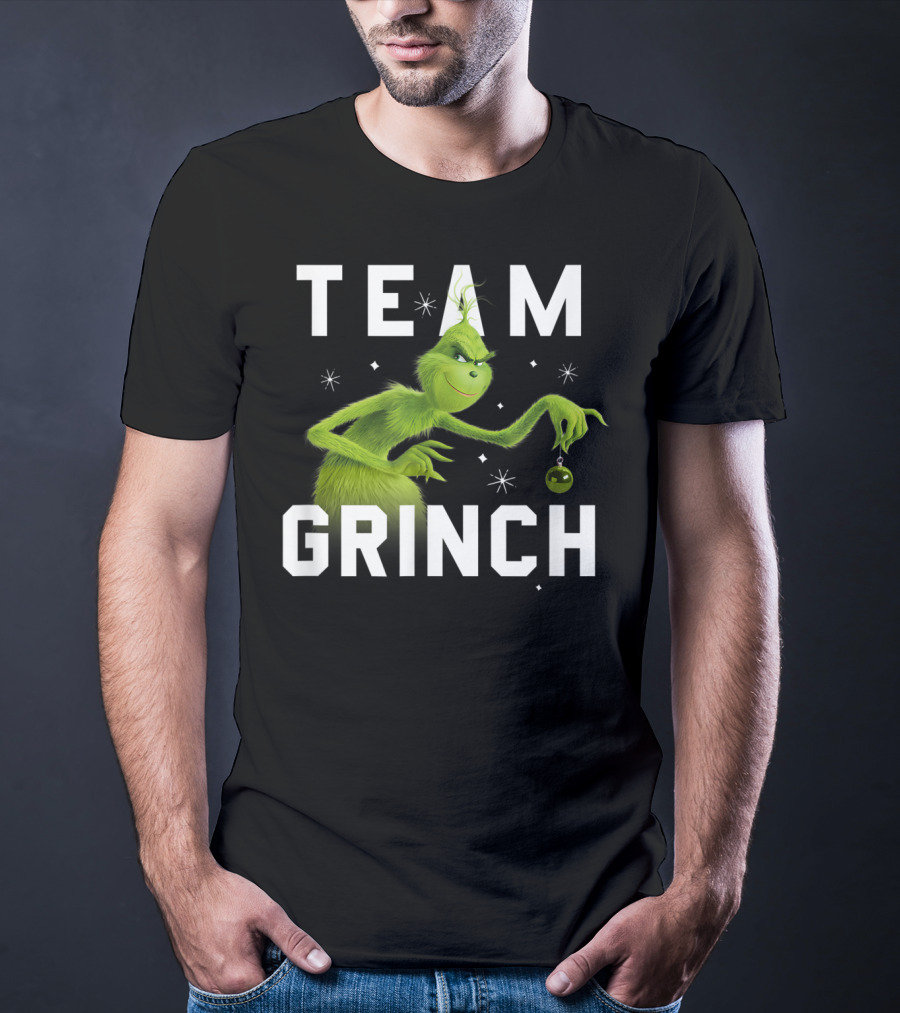 Team Grinch Drseuss The Grinch Holding T-Shirt