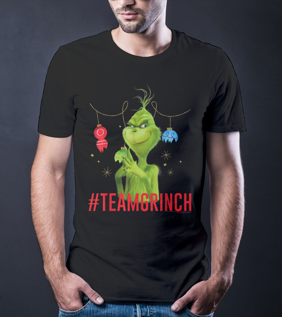 Dr. Seuss The Grinch #TeamGrinch Christmas Ornaments T-Shirt