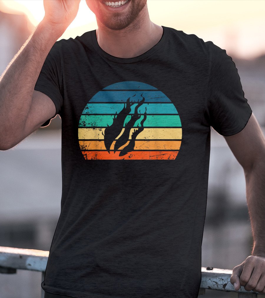 Fire Nation Sunset Flames Gamer Vibes T-Shirt
