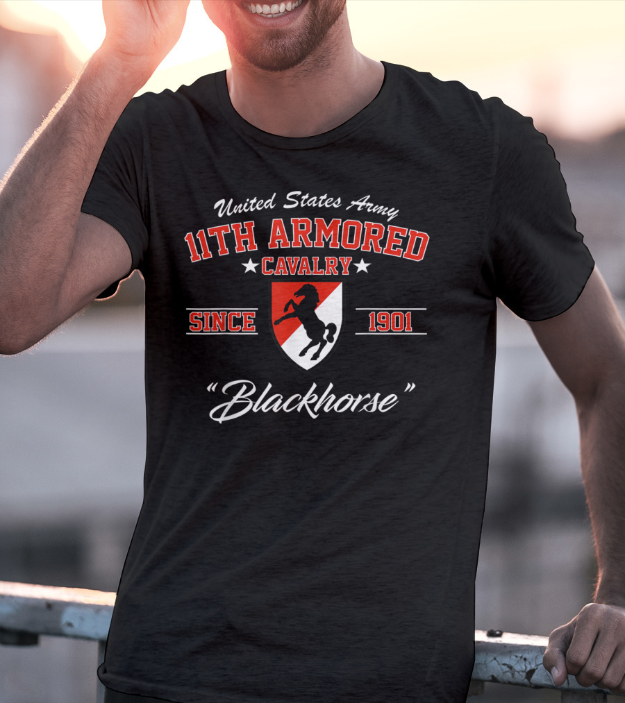United States Army 11th Armored Cavalry Blackhorse Since 1901 T-Shirt