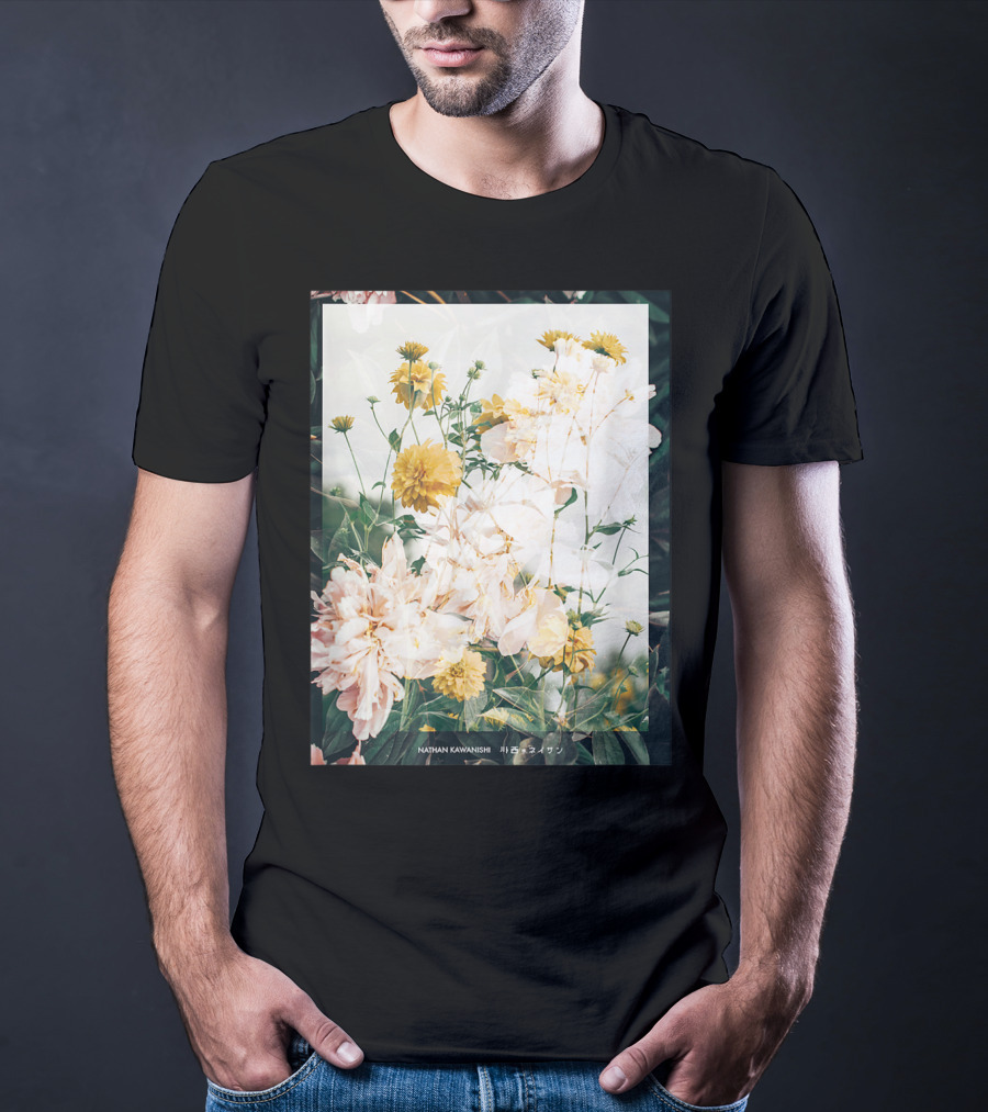 Aesthetic Floral Nathan Kawanishi Streetwear Fashion Grap T-Shirt