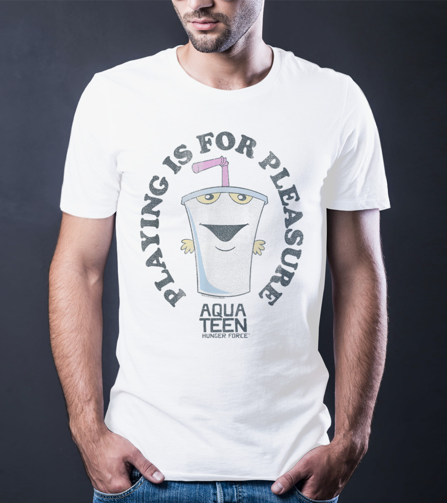 Aqua Teen Hunger Force Playing Is For Pleasure Milkshake Character T-Shirt