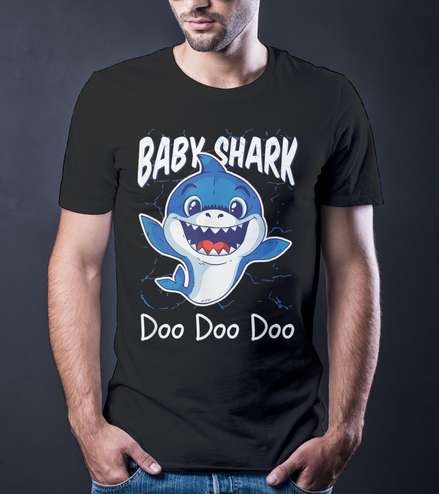 Baby Shark Doo Doo Doo Kids Birthday Party Girl T-Shirt