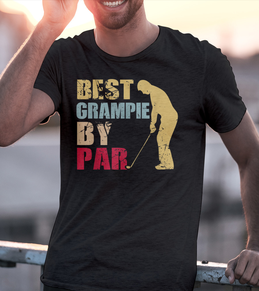 Best Grampie By Par Golf Vintage T-Shirt