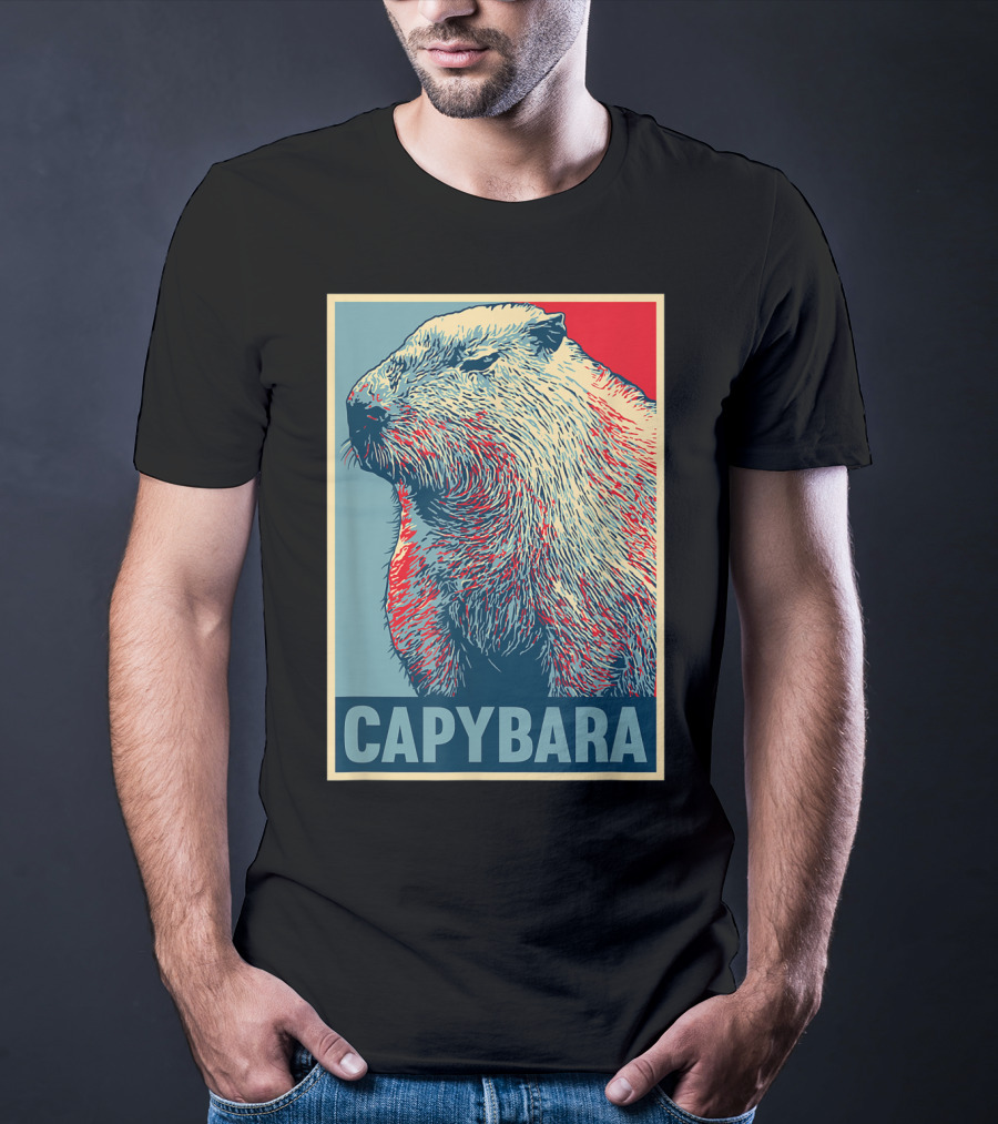 Capybara Funny Vegan Animal Lovers T-Shirt