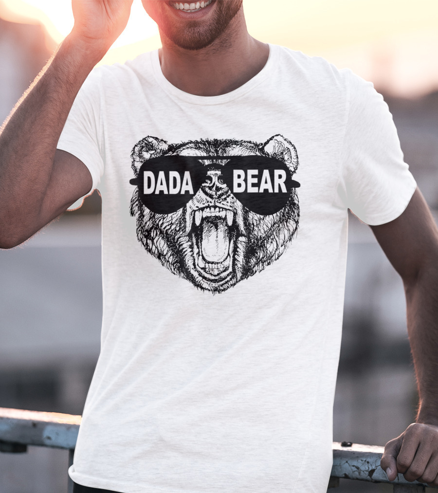 Dada Bear Sunglasses Roaring Bear T-Shirt