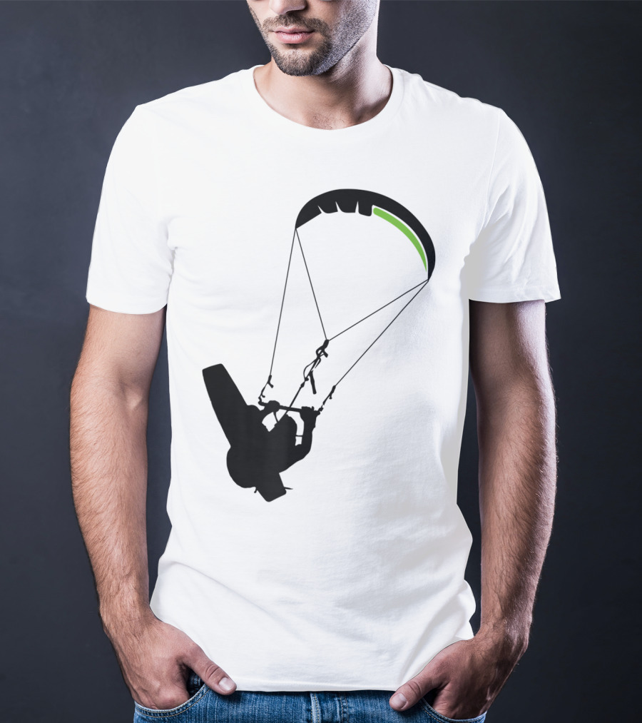 Cool Kitesurfing I Kitesurf Silhouette Adventure T-Shirt