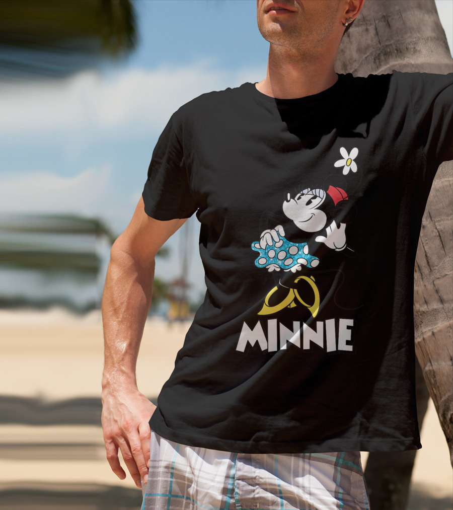 Disney Minnie Mouse Polka Dot Dress With Daisy Flower T-Shirt