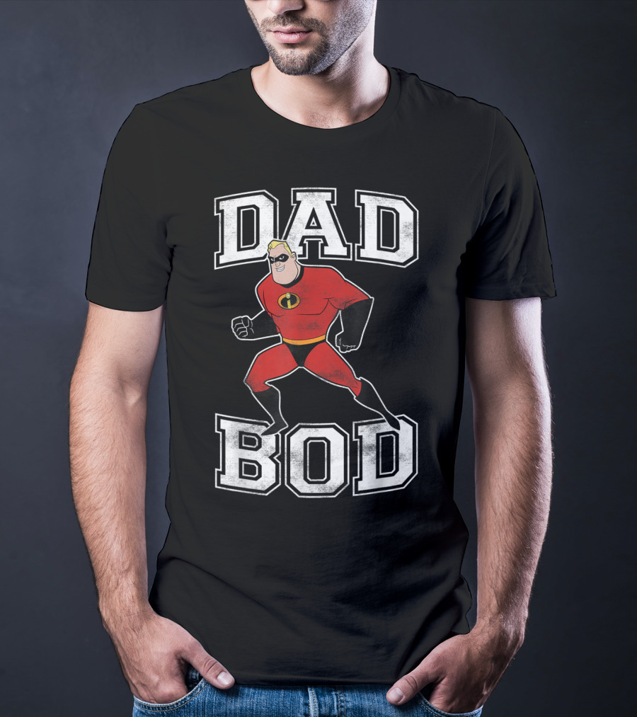 Disney Pixar Incredibles Dad Bod Mr Incredible T-Shirt