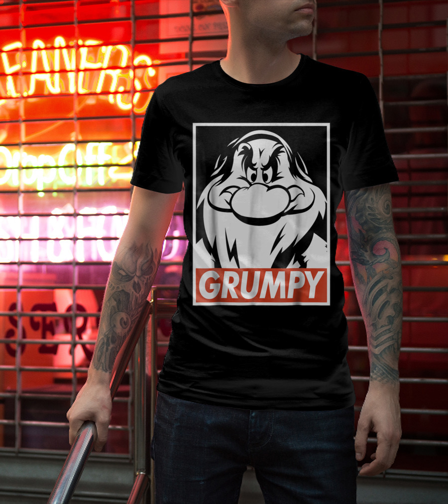 Disney Snow White Grumpy Streetwear T-Shirt