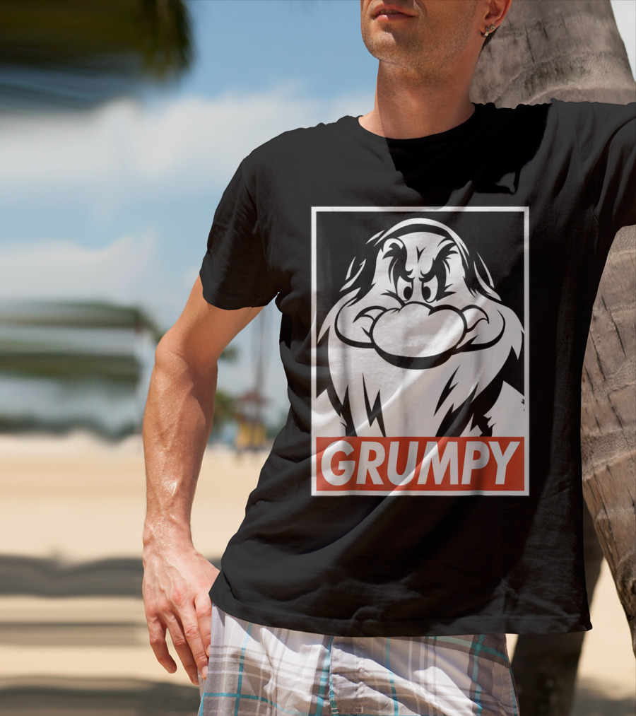 Disney Snow White Grumpy Streetwear T-Shirt