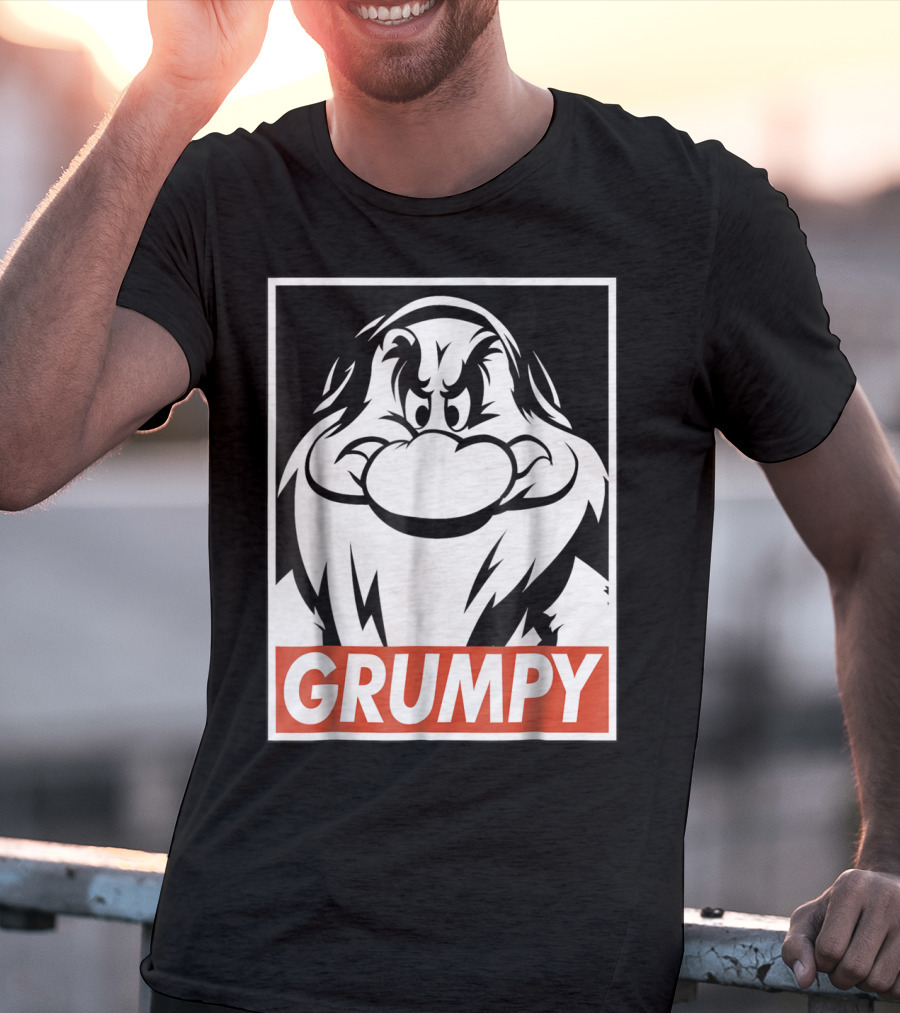 Disney Snow White Grumpy Streetwear T-Shirt