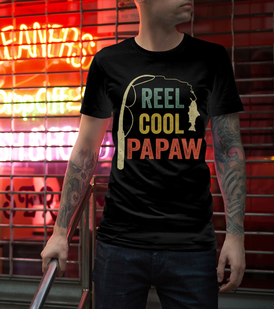 Reel Cool Papaw Fishing T-Shirt
