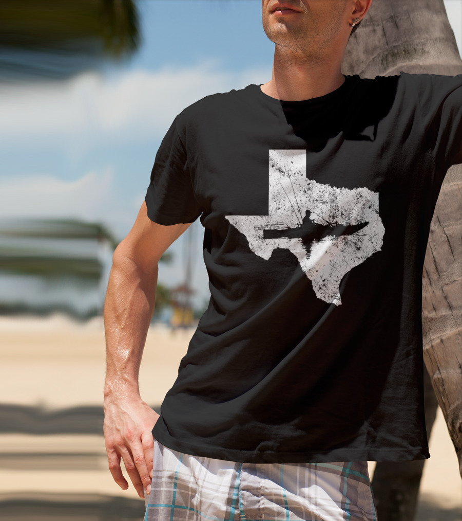 Kayak Fishing In Texas State T-Shirt