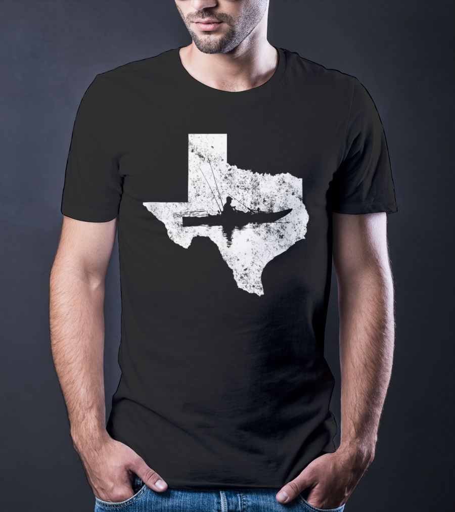 Kayak Fishing In Texas State T-Shirt