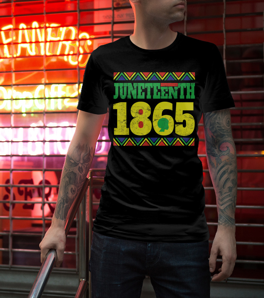 Juneteenth 1865 African Colors T-Shirt