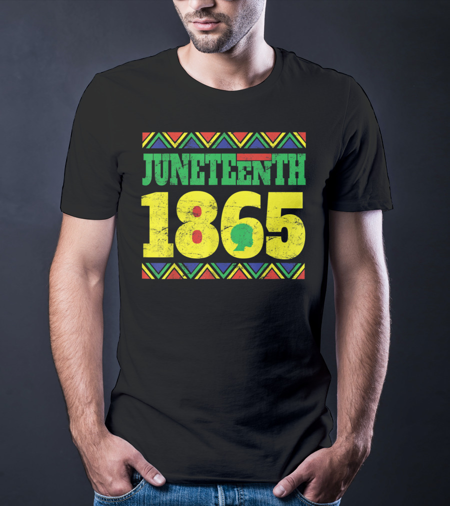 Juneteenth 1865 African Colors T-Shirt