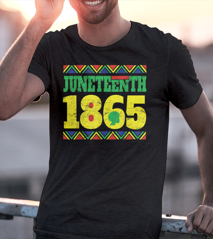 Juneteenth 1865 African Colors T-Shirt