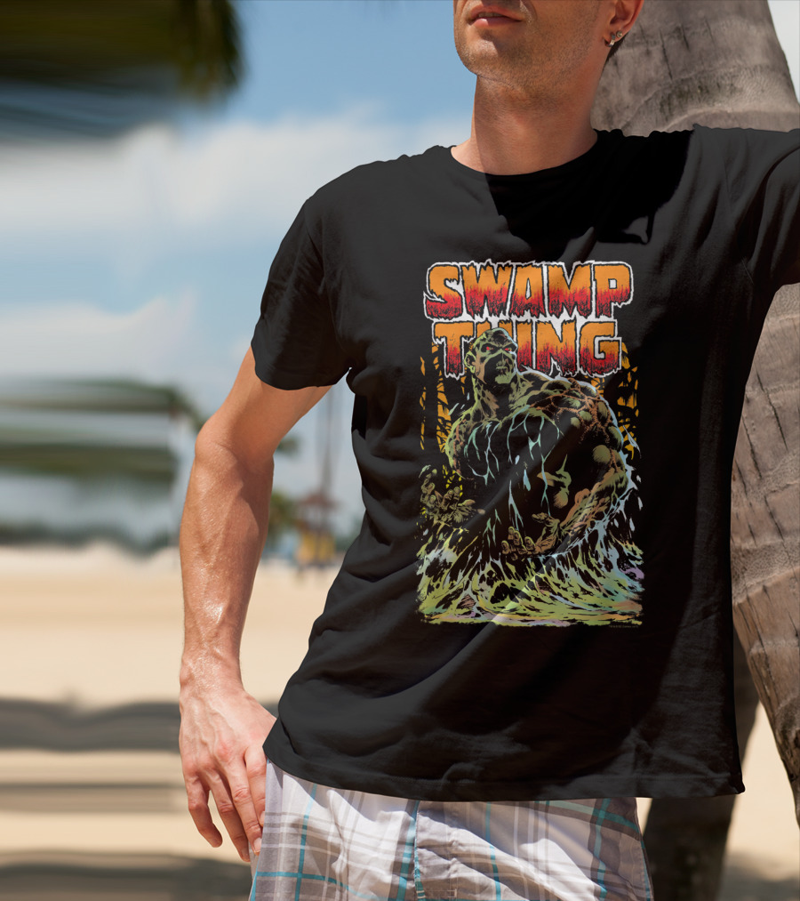 Justice League DC Swamp Thing Comic T-Shirt