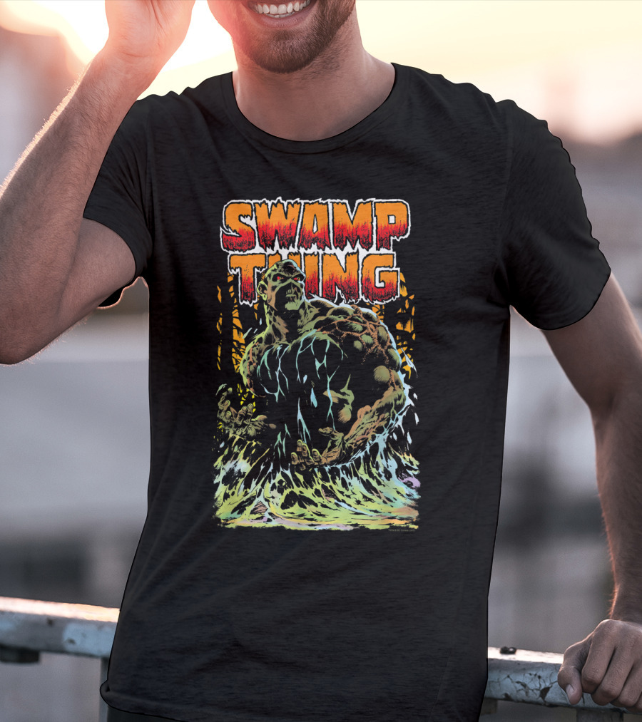 Justice League DC Swamp Thing Comic T-Shirt
